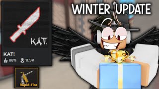 THE NEW KAT CHRISTMAS UPDATE Roblox Knife Ability Test [upl. by Ancelin322]