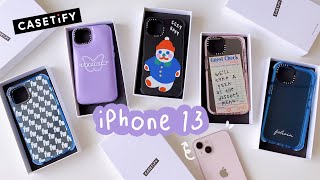 casetify iPhone 13 cases  unboxing iPhone 13 aesthetic accessories  casetify haul  review [upl. by Milone964]