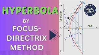 Drawing Hyperbola by FocusDirectrix Method [upl. by Noiramed492]