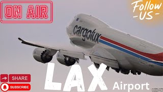 🔭 Watching Planes ✈️ At Los Angeles Airport LAX  Live ATC 📻 [upl. by Aneekat]