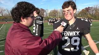 Postgame Interview with Fenwicks Noah Sur [upl. by Anilek]