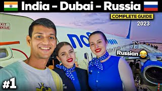 Indian Traveling to Moscow Russia  Complete Guide 2023 🇷🇺 [upl. by Spring]