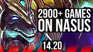 NASUS vs SYLAS TOP  703 2900 games Godlike  KR Master  1420 [upl. by Eessac484]