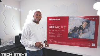 Hisense A6H 4K Television Unboxing [upl. by Pattie]