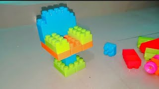 Satisfying DIY moving Chair  ASMR Building Blocks  buildingblocks  popular candy asmr [upl. by Valorie837]