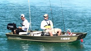 Jon Boat Adventures  Mangrove Snapper Fishing with Live Shrimp [upl. by Akiras]