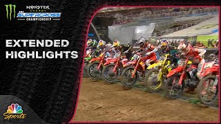 Supercross 2024 EXTENDED HIGHLIGHTS Round 12 in St Louis  33024  Motorsports on NBC [upl. by Rabjohn695]