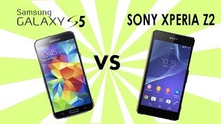 Samsung Galaxy S5 vs Sony Xperia Z2 [upl. by Nosneh]