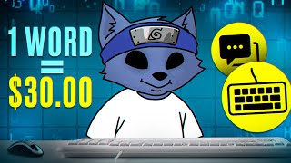 Get Paid 30 for Each Word You Type Start Earning Now  PART 1 [upl. by Mcnelly]