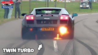 Modified Cars leaving Car Show  1250HP Gallardo Skyline 1000HP Turbo S Supra RS3 [upl. by Nogaem]