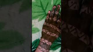 Simple henna design mehndidesigns dulhanmehndi shorts🔥🔥🔥🔥 [upl. by Enert]