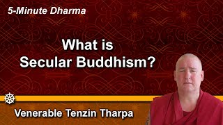 What is Secular Buddhism [upl. by Lekcim4]