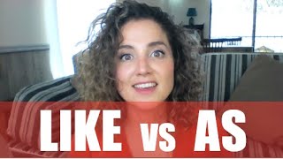 LIKE VS AS Diferencias entre LIKE y AS [upl. by Dov]