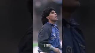 diego maradona 2020😢 vs diego maradona 1986 Football Diegoaradona [upl. by Rosco]