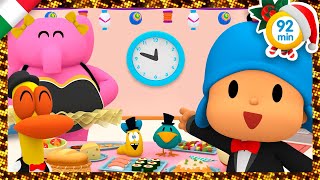 🍽️ POCOYO ITALIANO Il Grande Cenone di Capodanno  93 min   VIDEO e CARTONI ANIMATI per bambini [upl. by Tutt175]