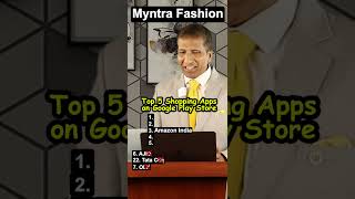 Top 5 Shopping Apps on Google Play Store  Anurag Aggarwal [upl. by Danni]