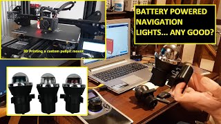 Review Boat emergency navigation lights for fulltime use Osculati essential hacks and 3D print [upl. by Nnyliak]