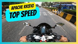 Apache RR 310 speed test  0100 in 4 seconds  racing rr310 tvsracing [upl. by Ynavoj]