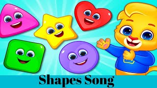 Shapes Song  We Are Shapes  Nursery Rhymes And Kids Song [upl. by Seiber]