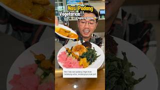 Nasi padang Vegetarian 😱😱😱 full video ada di IG ya [upl. by Annam]