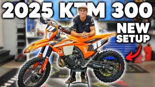 I Made HUGE Improvements on my 2025 KTM 300 XCW [upl. by Roose976]