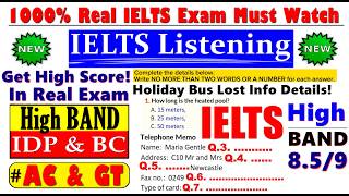 IELTS LISTENING PRACTICE TEST 2024 WITH ANSWERS  02122024 [upl. by Eanrahc511]