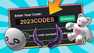 6 NEW CODES 2023 Roblox Promo Codes For ROBLOX FREE Items and FREE Hats NOT EXPIRED [upl. by Notloc]