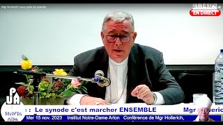 Mgr Hollerich nous parle du synode [upl. by Eyram]