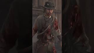 reddeadredemption Rip Van Winkles death rdr blackwater gaming johnmarston [upl. by Alakcim158]