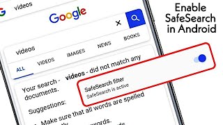 How to Enable SafeSearch Filter In Google [upl. by Arliene845]