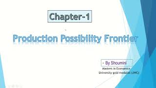 Production Possibility Frontier  with schedule and diagram Shift in PPC Economics [upl. by Gefell]