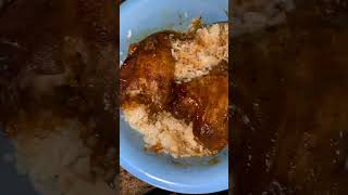 Baked BBQ Chicken Wings Over With Rice [upl. by Thomasina545]