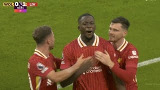 Ibrahima Konaté Goal Wolves vs Liverpool 01 Goals and Extended Highlights [upl. by Kelsi159]