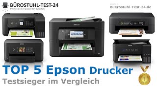 Beste Epson Drucker 2024 TOP 5 🥇 Test Sieger im Vergleich gute amp günstige Tintenstrahldrucker [upl. by Issim]