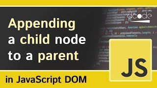 appendChild  JavaScript DOM Tutorial For Beginners [upl. by Atihcnoc]