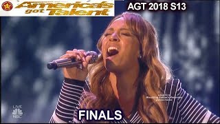 Glennis Grace sings “Run” ABSOLUTELY SENSATIONAL  Americas Got Talent 2018 Finale AGT [upl. by Kandace]