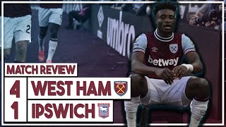 West Ham 41 Ipswich  Highlights Discussed  Jarrod Bowen Supershow  Kudus Answers Critics [upl. by Ellerred536]