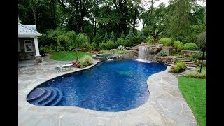 Beautiful Swimming Pool Landscaping Design Ideas [upl. by Arad]