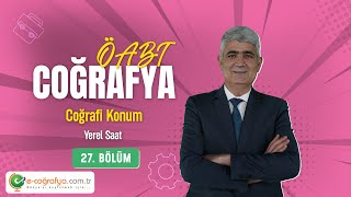 27  ÖABT Coğrafya  Yerel Saat [upl. by Genvieve]