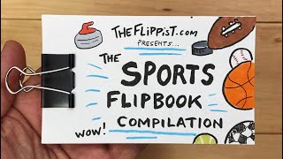 Sports Flipbook compilation drawn by The Flippist [upl. by Ati]