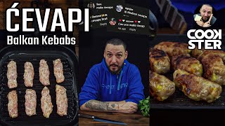 Cevapi Kakve do Sad Niste Probali  Balkan Kebabs Recipe ♨️  Cookster [upl. by Adyam]