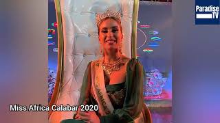 Miss Tunisia Sarra Sellimi is Miss Africa Calabar 2020 [upl. by Milo399]