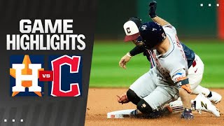 Astros vs Guardians Game Highlights 92724  MLB Highlights [upl. by Fineberg]