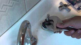 How to Repair Leaking Tap in the Bathroom Basin [upl. by Idalla]