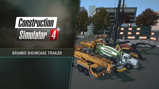 Construction Simulator 4 – Brands Showcase Trailer [upl. by Bernita]