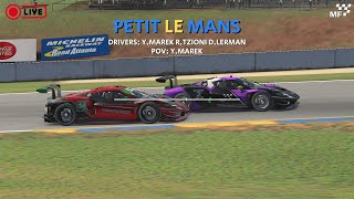 Petit Le Mans Road Atlanta Full Course Ferrari 296 GT3  Live stream slot 3  iRacing [upl. by Nemzaj85]