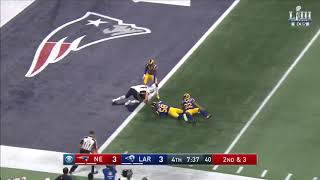 Rob Gronkowski Catch Super Bowl 53 [upl. by Chappell]