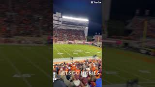 Let’s Go Hokies VT Game was on 🔥 🔥 flames VT WINS virginiatechhokies vtechofficial vtech [upl. by Anama517]