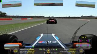 The first one rF2 Formula Renault 35 at Silverstone [upl. by Ielak]