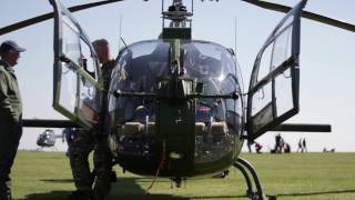 Gazelle 50th Anniversary Fly In  Middle Wallop 2017 [upl. by Riay]